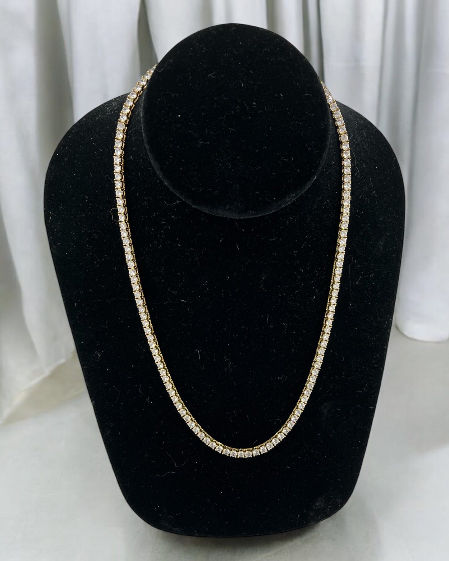 Eternity Tennis Rhinestones Necklace