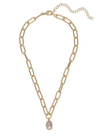 Nia Oval Pendant Necklace