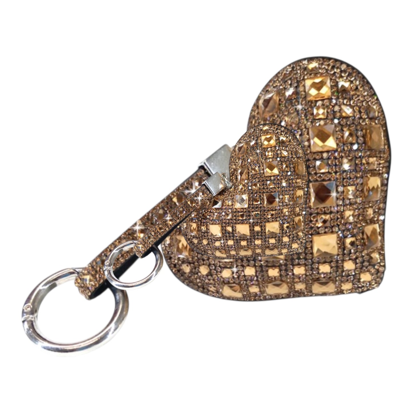 ROYAL ICE HEART PURSE CHARM