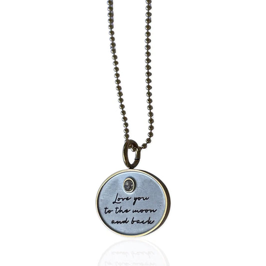 LOVE YOU TO THE MOON…CHARM NECKLACE