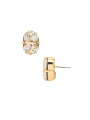 Nia Oval Stud Earrings