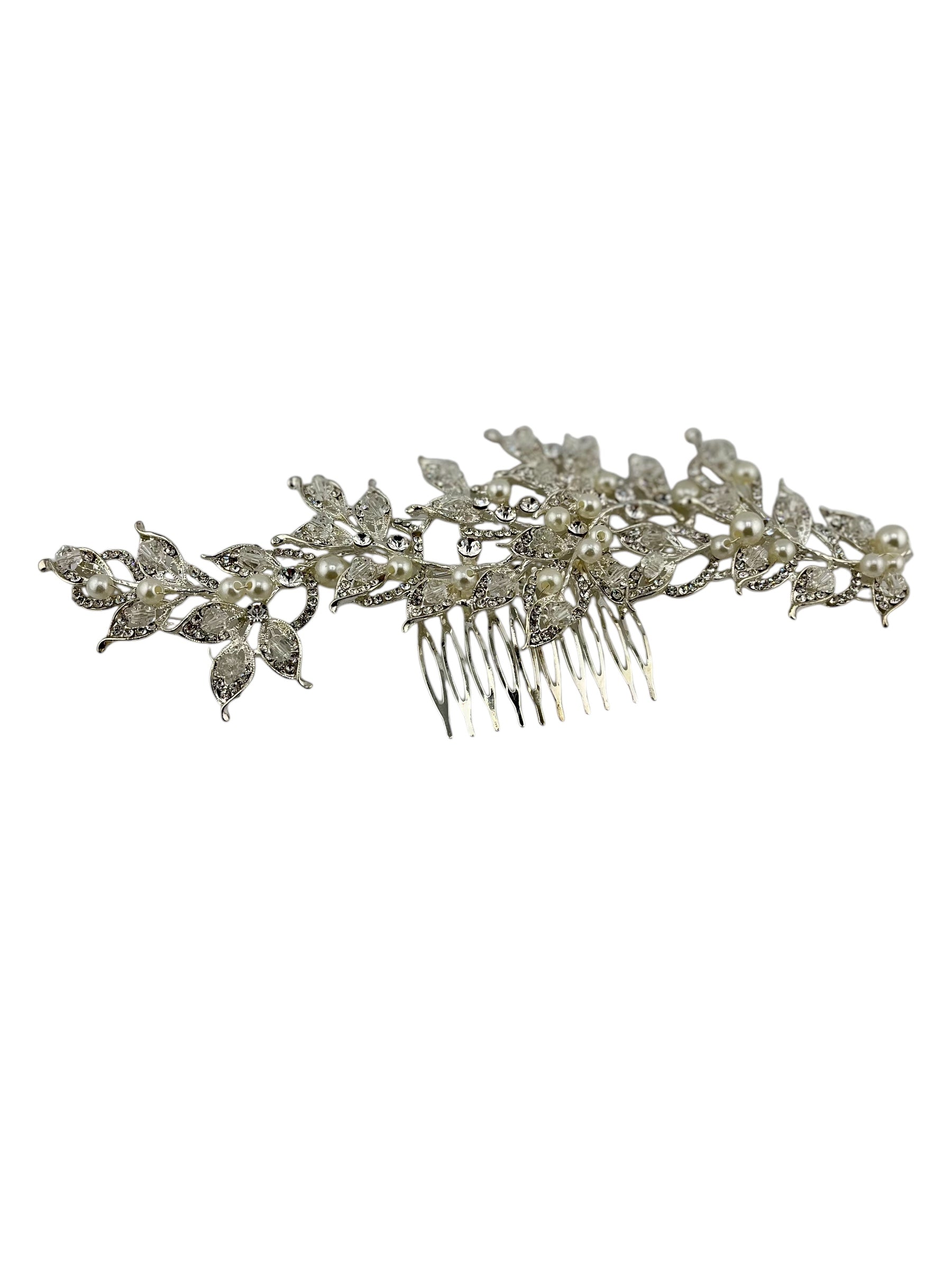 Crystal and Pearls Bridal Hair Comb