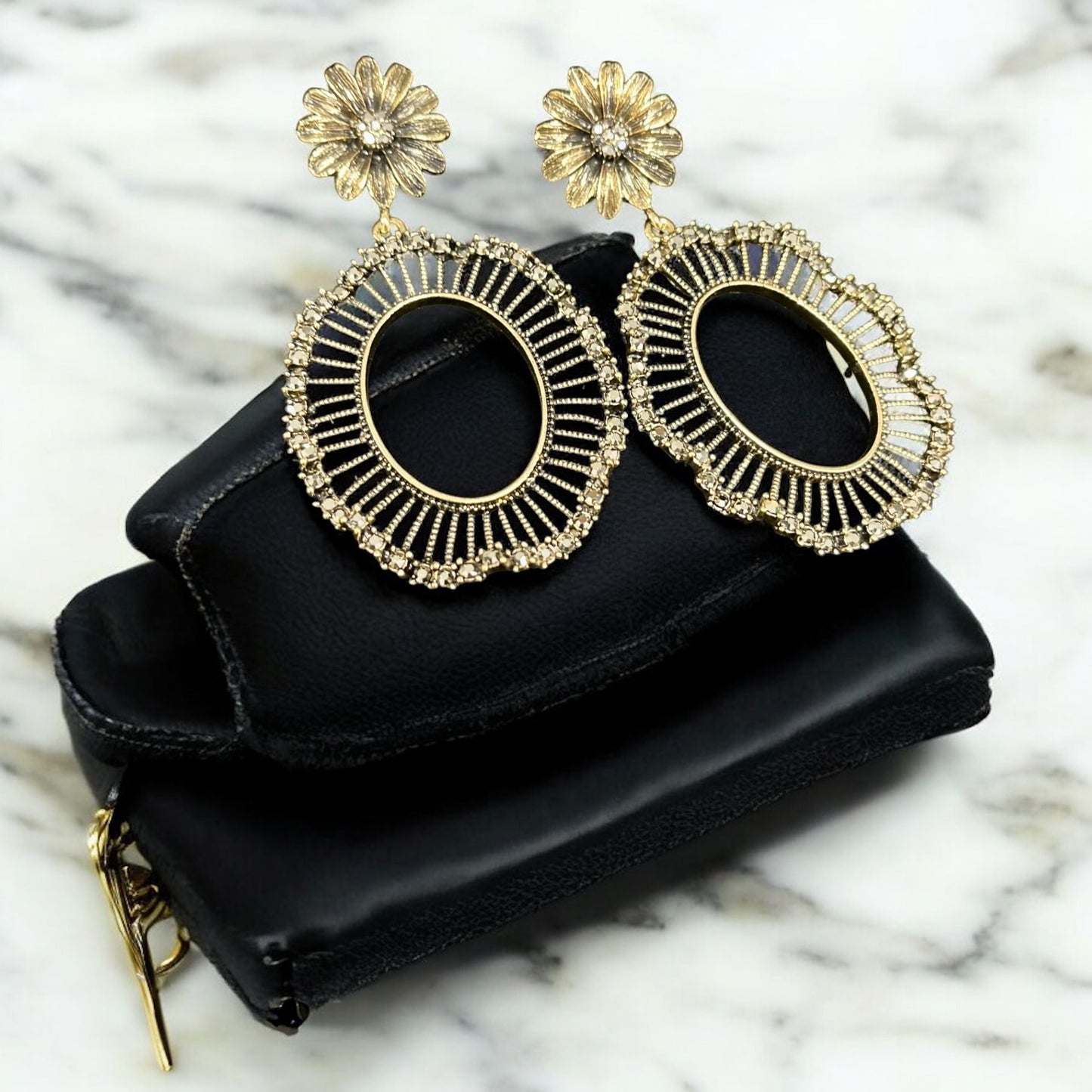 Flower Drop Earrings